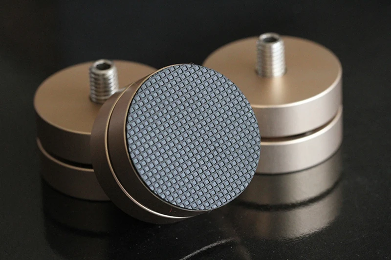 HIFI مكبرات الصوت مكبر للصوت السيراميك الخرز/خرز من الفولاذ المضادة للصدمات امتصاص الصدمات وسادة للقدم قدم منصات الاهتزاز امتصاص