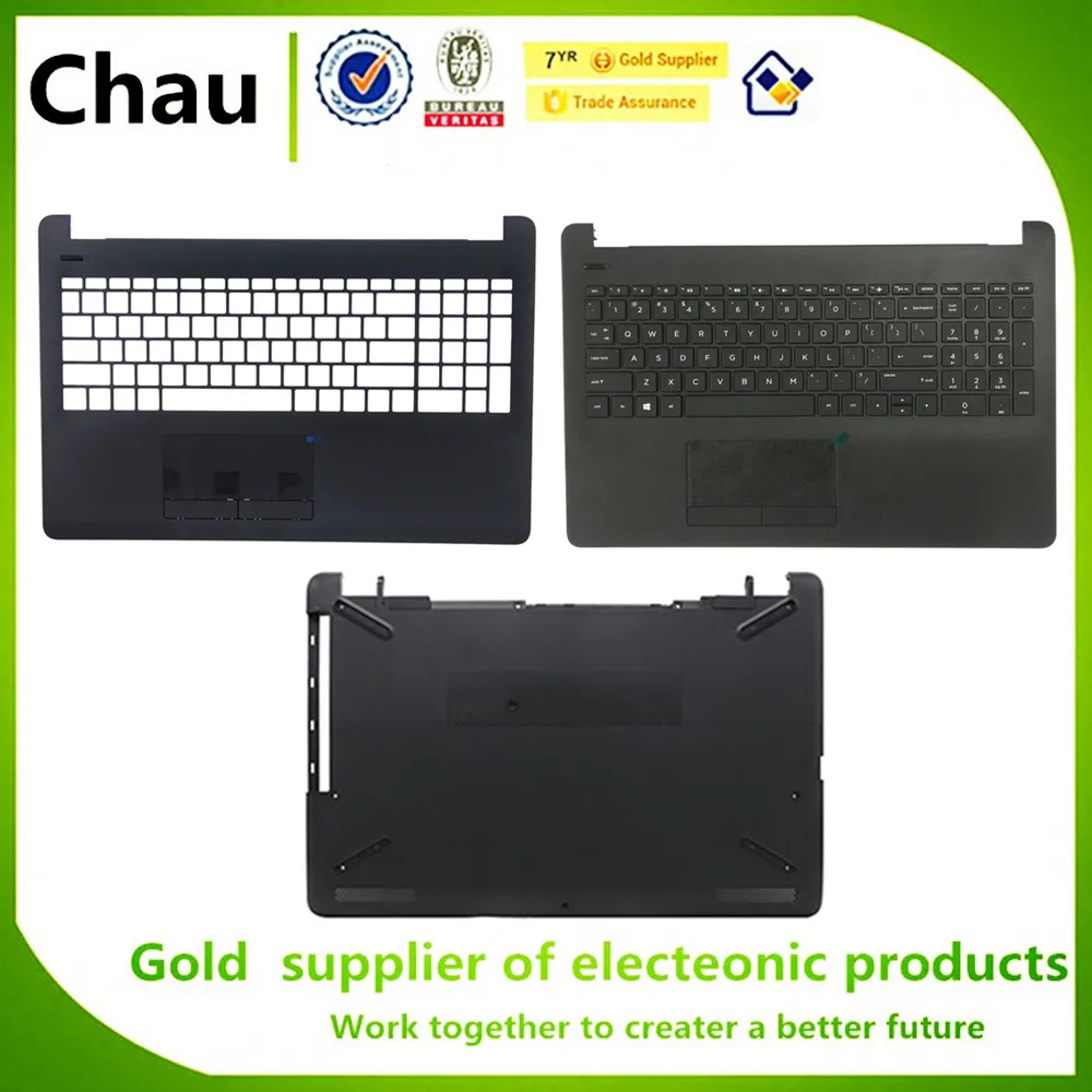 New For HP 15-BS015DX 15-BS 15T-BR 15Q-BU 15-BW 250 G6 255 TPN-C129 TPN-130 Upper Case Palmrest / Bottom Case Cover 925008-001