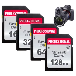 Tarjeta SD 100% de alta velocidad Clase 10 128GB 16GB 256GB 32GB tarjeta de memoria sd Flash usb stick sdcards para cámara Canon