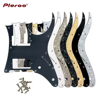 Pleroo-맞춤형 일렉트릭 기타 부품, MIJ 2016 년 Ibanez RG2550Z 기타 픽가드 HH 험버커 픽업 스크래치 플레이트 