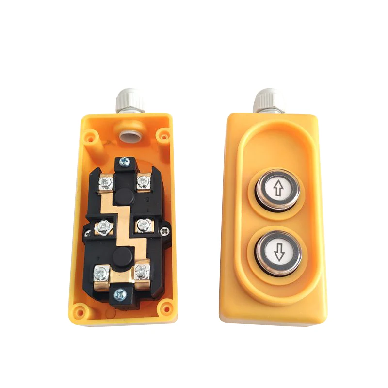 Interruttore di sollevamento elettrico/interruttore di gru per ascensore/controller di commutazione su e giù a 2 pulsanti per uso domestico micro 220 V