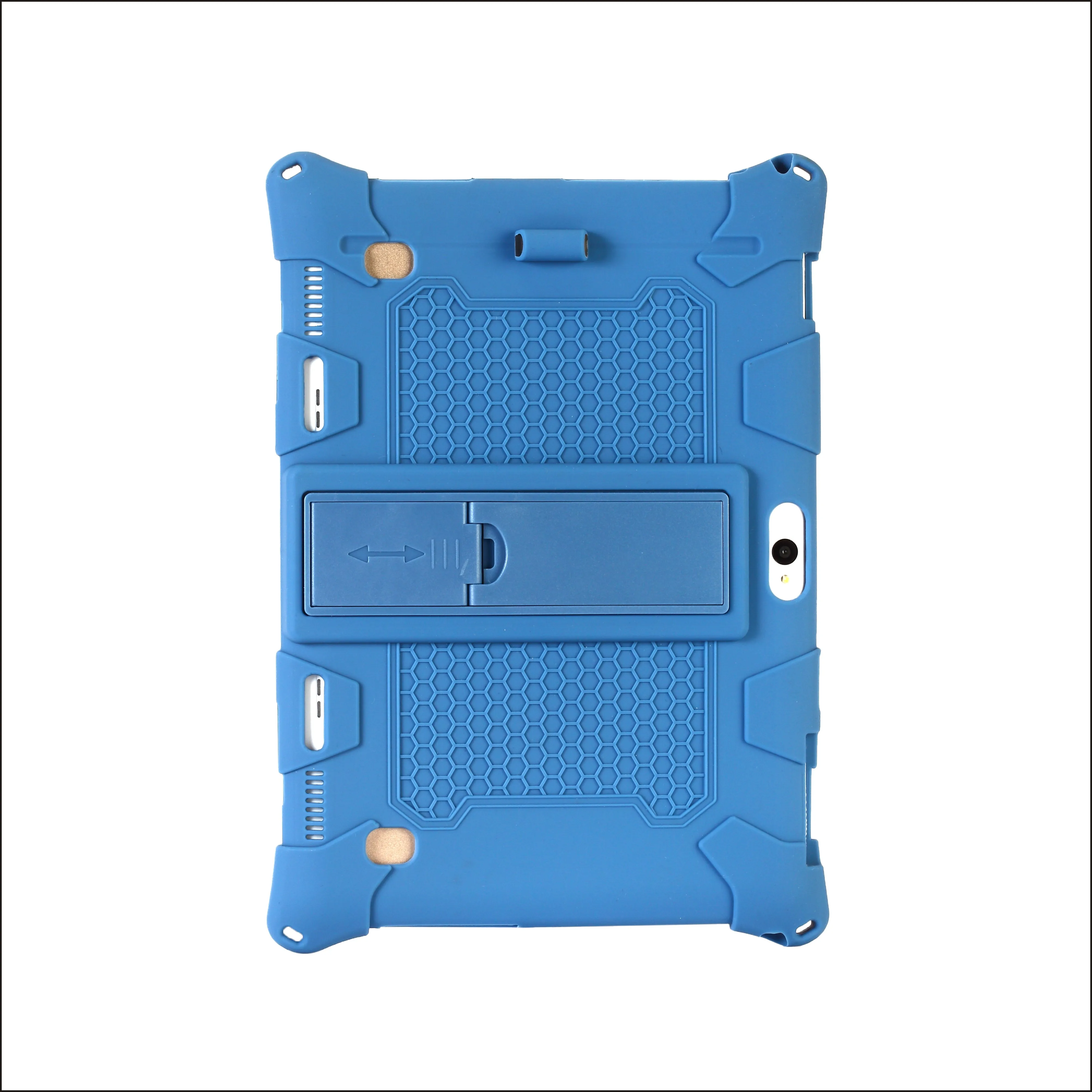 For DEXP Ursus N310 4G 10.1 inch Tablet Soft Silicone Case Stand Shockproof Protective Back Cover