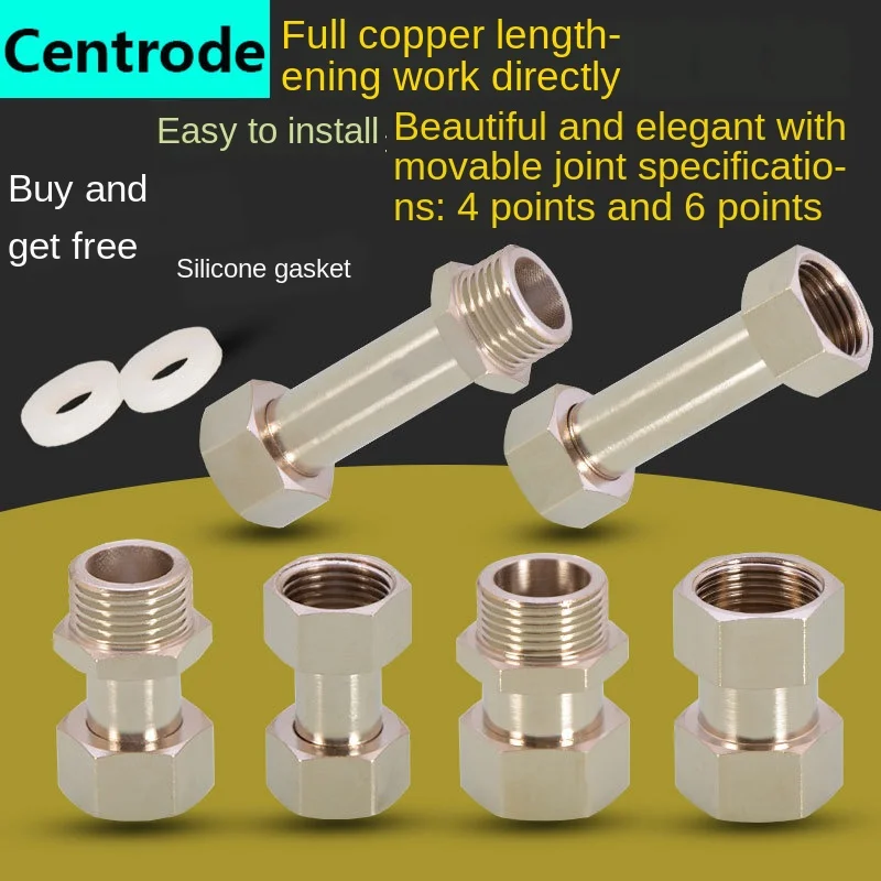 Copper Inner And Outer Wire Joint Pipe Fittings for Plumbing - Copper Pipe Joiner for Home Improvement