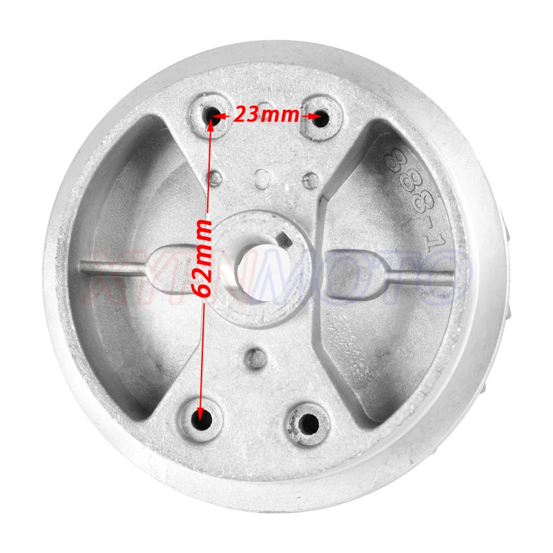 Mini Moto Recoil older Pull Starter Flywheel For 2 Stroke 47cc 49cc Engine parts Pocket Bike Chinese Dirt Quad ATV Crosser