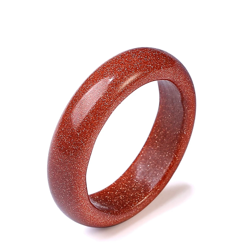 shinygem minimalism artificial turquoise for goldstone smooth ladies rings size 7 8 9 fashion daily women jewelry