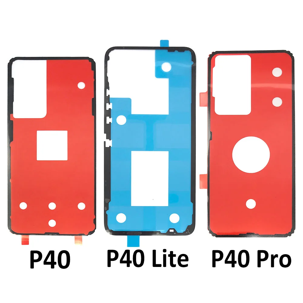 For Huawei P20 30 40 P50 Pro Lite Mate 20 30 Lite / Mate 20 40 Pro Back Glass cover Adhesive Sticker Stickers Glue