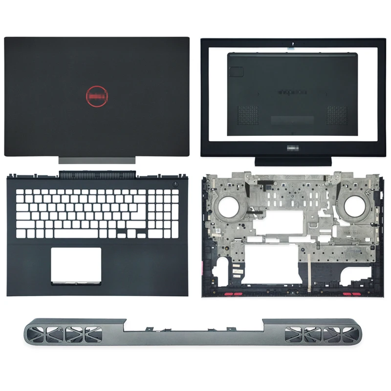 Pop For DELL Inspiron 15 7000 7566 7567 Laptop LCD Back Cover/Front Bezel/Palmrest/Bottom Base Bottom Case  AP1QN000200