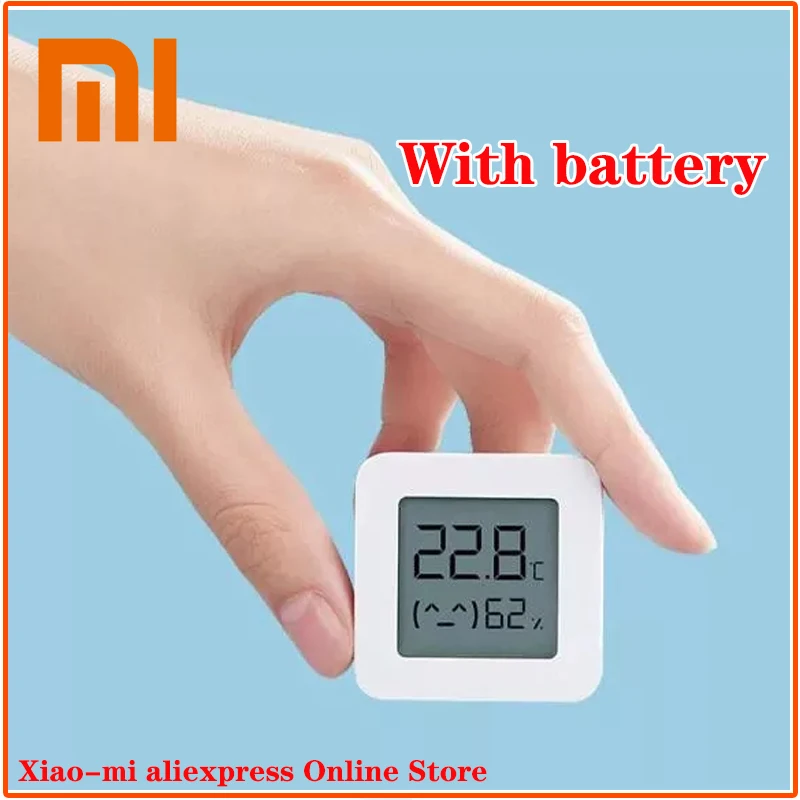 2021New Version Xiaomi Mijia Bluetooth Thermometer 2 Wireless Smart Electric Digital Hygrometer Thermometer Humidity Sensor Home