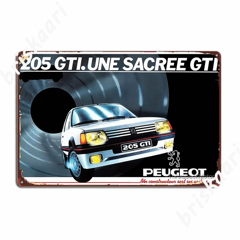 205 Gti Metal Signs Wall pub Home Wall Decor Customize Tin sign Posters