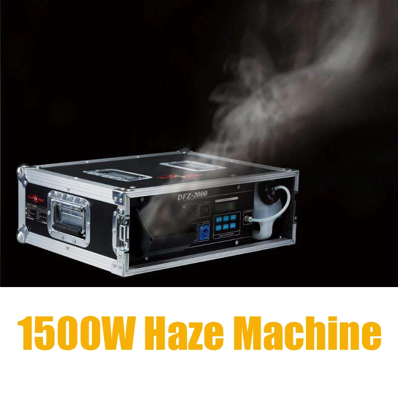 Professinal Stage Fog Haze Machine DMX 512 With Flycase 1500W Smoke Machine Good Use For Stage Effect Home Party Performance