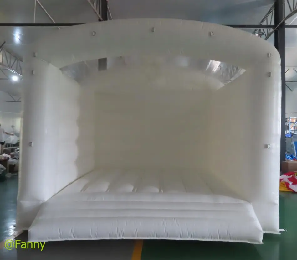 2023 new popular Inflatable Wedding Jumper Bouncer air bounce house white jumping bouncy castle