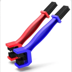 2025 New Motorcycle Mountain Bike Bicycle Scooter Double-end Chain Cleaning Brush Cycle Chain Brush Cleaner Motorbike Chain
