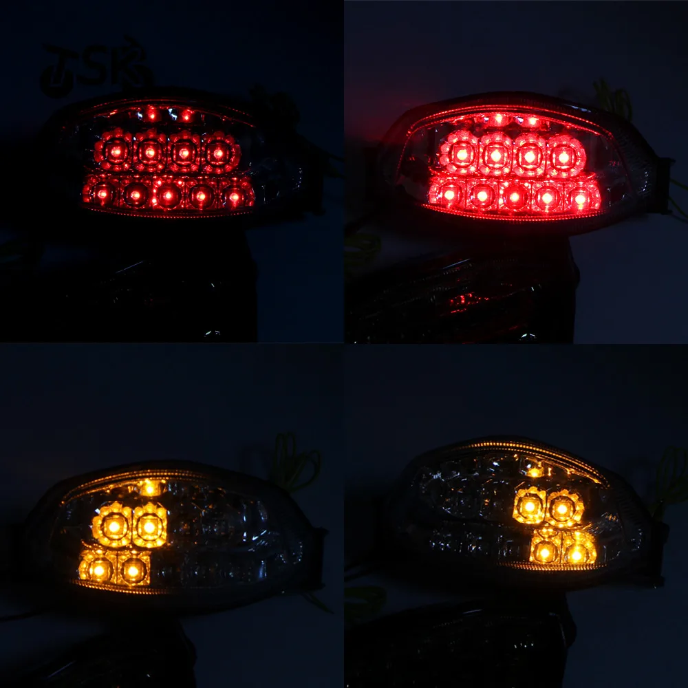 For Suzuki GSXR 1000 GSX-1000 K5 K6 2005 2006 Rear Tail Light Brake Turn Signals Integrated LED Light Motorcycle accessories