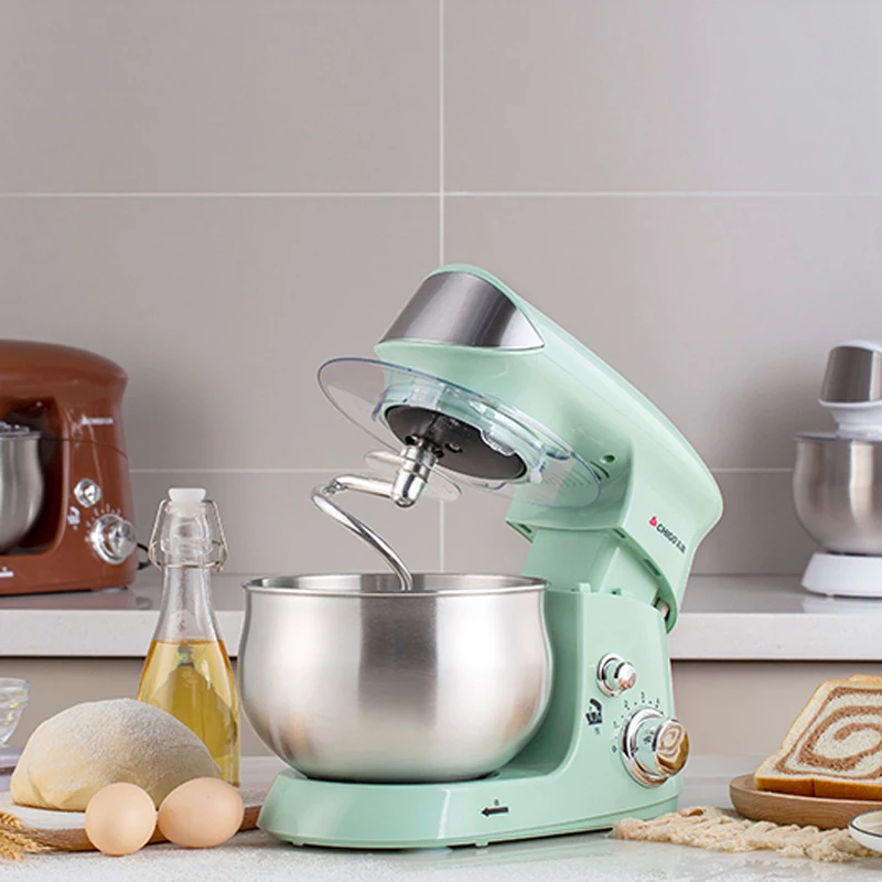 

ZG-LZ356 Chef Machine 600W Household Small Noodle Mixer Fully Automatic Dough Kneading Cream Milk Maker Mixer