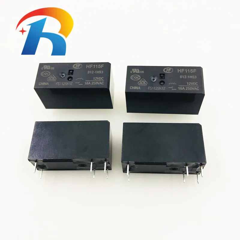 

Free shipping 10pcs/lot Relay JQX-115F HF115F-005-1HS3 HF115F-012-1HS3 HF115F-024-1HS3 6PIN 16A