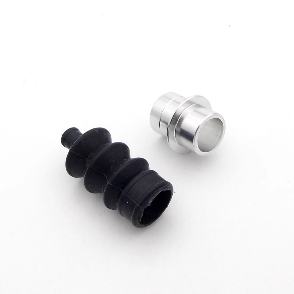 2PCS 1.8-3mm Linkage Waterproof Rubber Bellow Radio Box Sleeve for RC Boat Marine Yacht Shrimp Boat