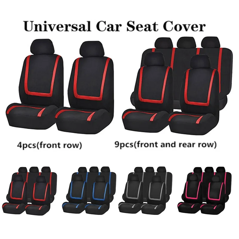 

Fabric Car Seat Covers For Ford Focus Edge Explorer Ecosport Escape Expedition F-150 C-MAX Fusion Mondeo Taurus Seat Cushion Mat