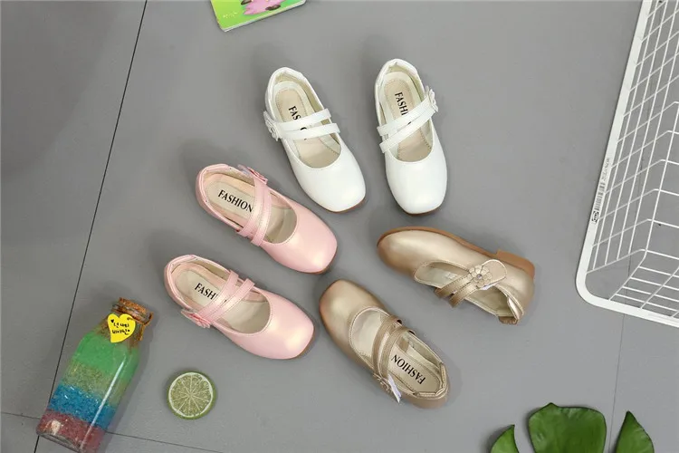 Mädchen Casual Wohnungen Mode Prinzessin Blume Mädchen Mary Janes Flache Weiche Mit Blumen Kinder Schuhe Für Hochzeit Party Geburtstag Süße – Detail 16