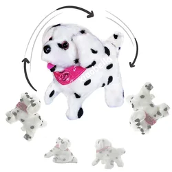 Flip Over Puppy Battery Powered  Little PIush Puppy Dog Somersaults Barks Sits Walk Tail-Wagging Electronic Pets Birthday Gifts