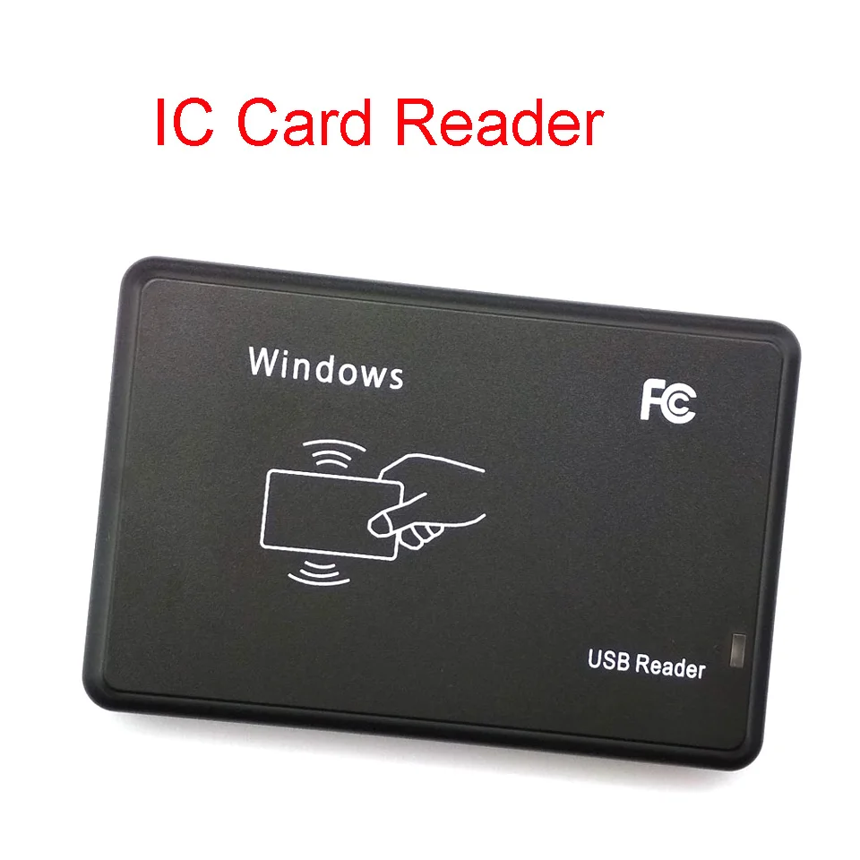 ID IC Card Reader RFID Reader 14443 125KHz 13.56MHz 8/10 Bit Private Model Sensor Smart Card Reader With USB ID/IC Card Reader