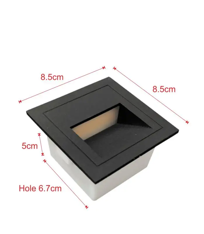 led wall lamp 5W IP65 PIR Sensor LED Stair Light Step Light Recessed buried lamp indoor/ outdoor Waterproof Staircase Step light