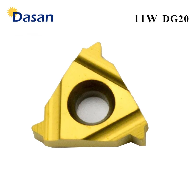 10pcs 16ER 16IR 8W 9W 10W 11W 14W 20 W Carbide Inserts Original Dasan Lathe Turning CNC Thread Blade Cutter Tool