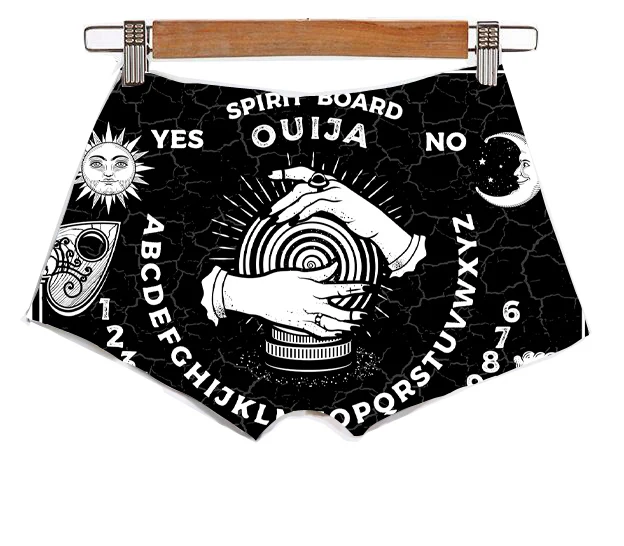 

Летняя сексуальная доска OUIJA на заказ, женская одежда с сублимационной печатью, брюки, шорты для танцев
