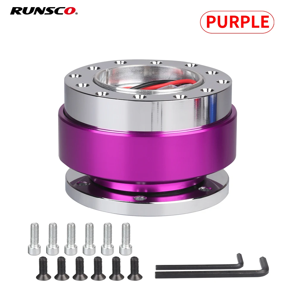 Universal Auto Tuning Lenkrad Quick Release Hub Adapter Snap Off Boss Kit Auto Zubehör – Detail 12