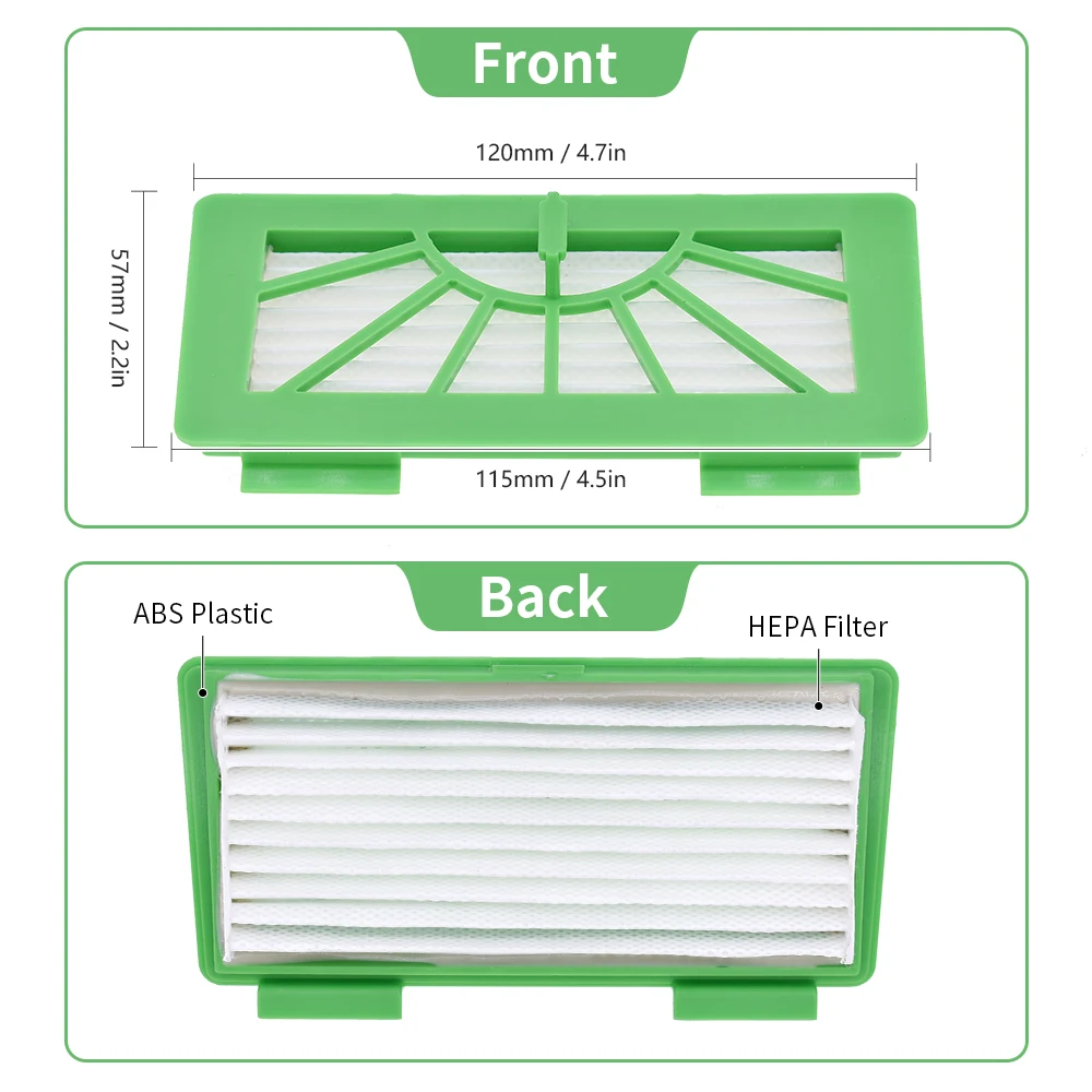 Magnetic Main Roller Side Brush Filter Compatible with Vorwerk VR100 SEITENBURSTE FUR KOBOLD SAUGROBOTER Vacuum Cleaner Parts