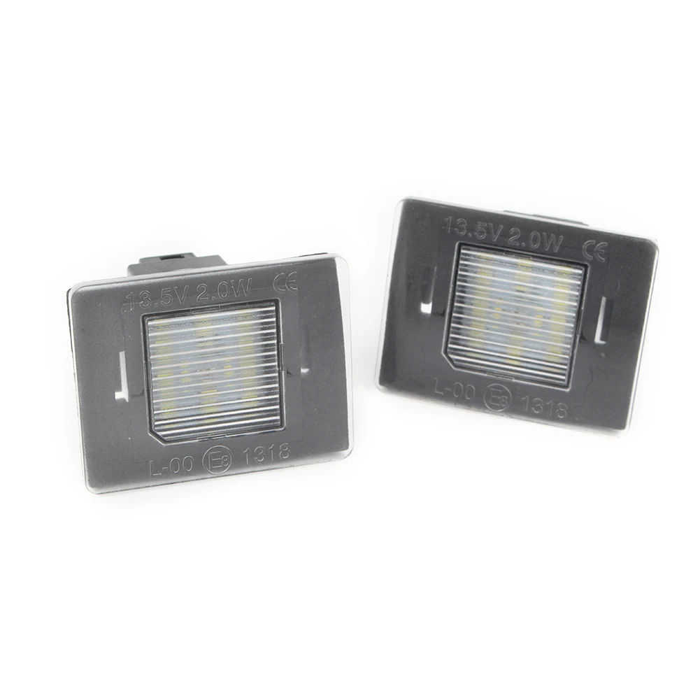 Auto CAN-bus White LED License Plate Lights For Mercedes-Benz GL ML GLK GLA GLC GLE Class W176 W166 X156 X166 X204 X205 R172