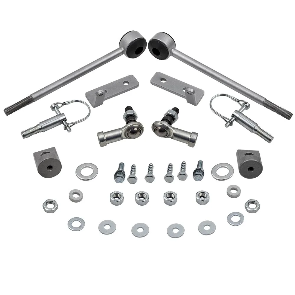 Front Left Right Sway Bar Quick Disconnects Kit for Jeep Cherokee XJ Models w/4-6\