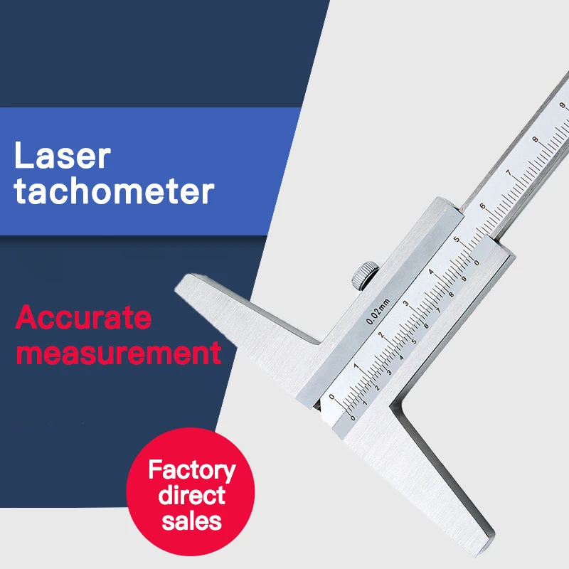 

0-150mm 0-200mm 0-300mm Depth Vernier Caliper 0.02mm Steel Metric Gauge Micrometer 6inch 8inch 12inch depth Measuring Tools