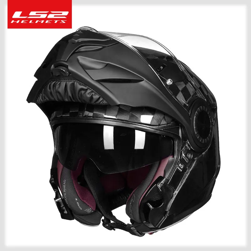 

Capacete LS2 VORTEX carbon fiber full face motocross helmet ls2 ff313 flip-up motorcycle helmets