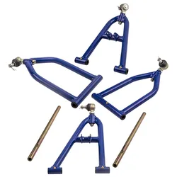 Front Wider Sport Extended A-Arms +2+1 For Yamaha Banshee 350 YFZ350 1991-2006 Suspension  for Banshee 350 90-2006 Control Arm
