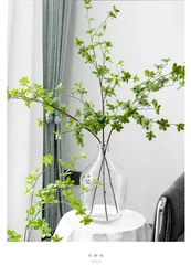 Artificial Green Leaves Branch Real Touch Enkianthus Perulatus Home Decoration New Green Plant Decor Andromeda INS