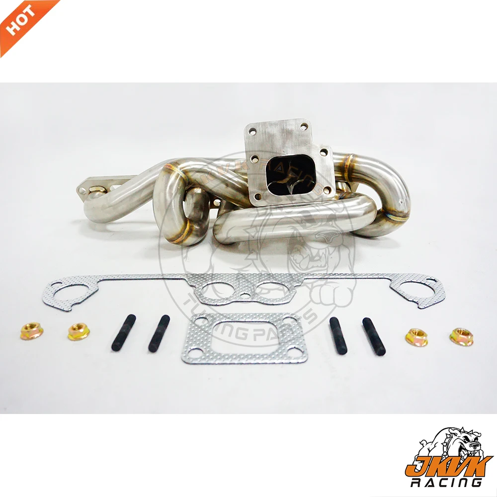 JKVK RACING Full SS304 Collector Exhaust manifold For F.i.at Punto GT Turbo  1994-1998