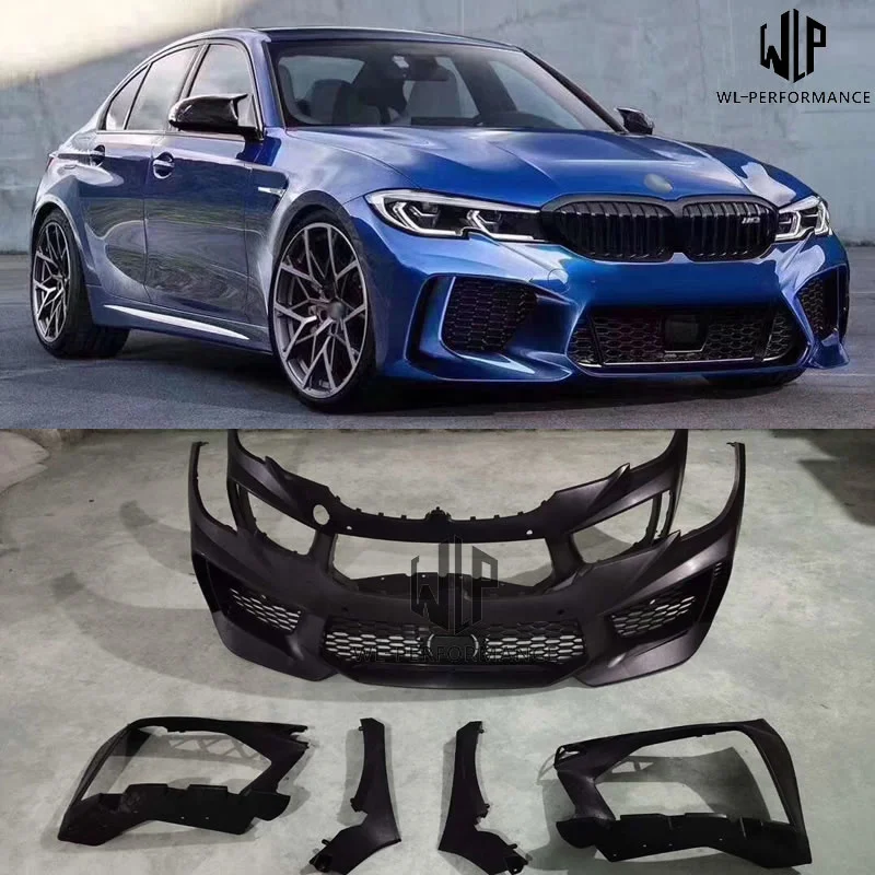 Car Body Kit High Quality Pp Unpainted Front Bumper Rear Bumper for Bmw G20 G28 M8 Style Car Styling