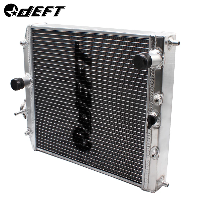 

DEFT Automatic Car Radiator Full Aluminum Racing Radiator For Honda Civic EK EG Del Sol Manual 92-00 D15 D16 28MM 32MM Caliber