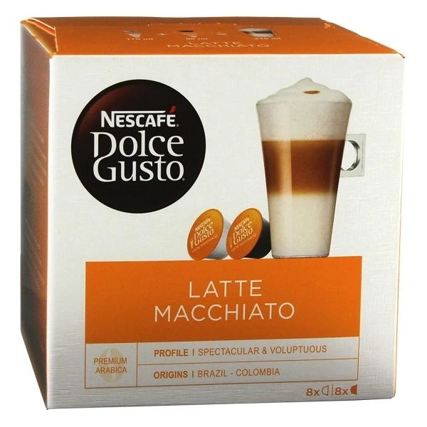 DOLCE GUSTO-Paquet de 4 chiato à lait, Bella
