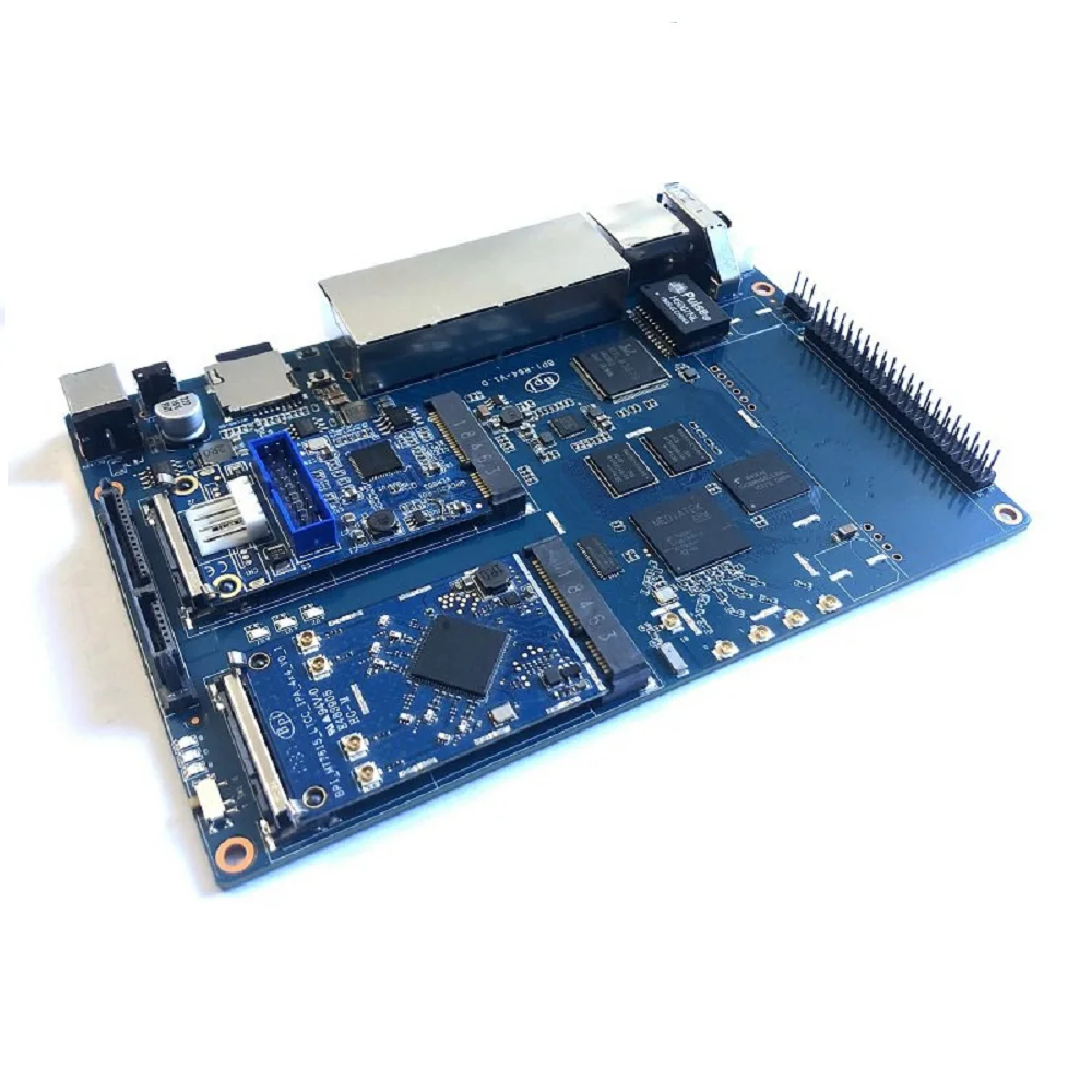 Imagem -03 - Placas de Desenvolvimento Banana pi Módulo Wi-fi Suporte Poe Bpi-r64 Roteador Óptico Mediatek Mt7622 1g Ddr3 Sdram Bpi-mt7615