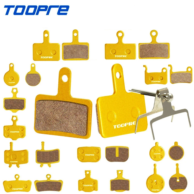 TOOPRE Mountain Bike disc Pad Bike Hydraulic Disc Brake Pads all metal oil disc brake pads BB5 for Shimano SRAM AVID ZOOM