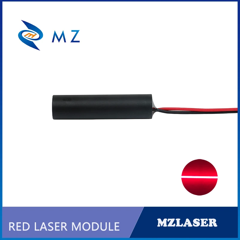 Red Line Laser Module D12mm 650nm 10mw 90 Degrees PMMA Lens Industrial Grade CW Drive Type APC Circuit Driver