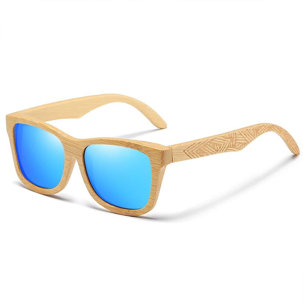 GM – lunettes de soleil de luxe en bambou, nouveau Design de marque, faites à la main, en bois naturel, polarisées