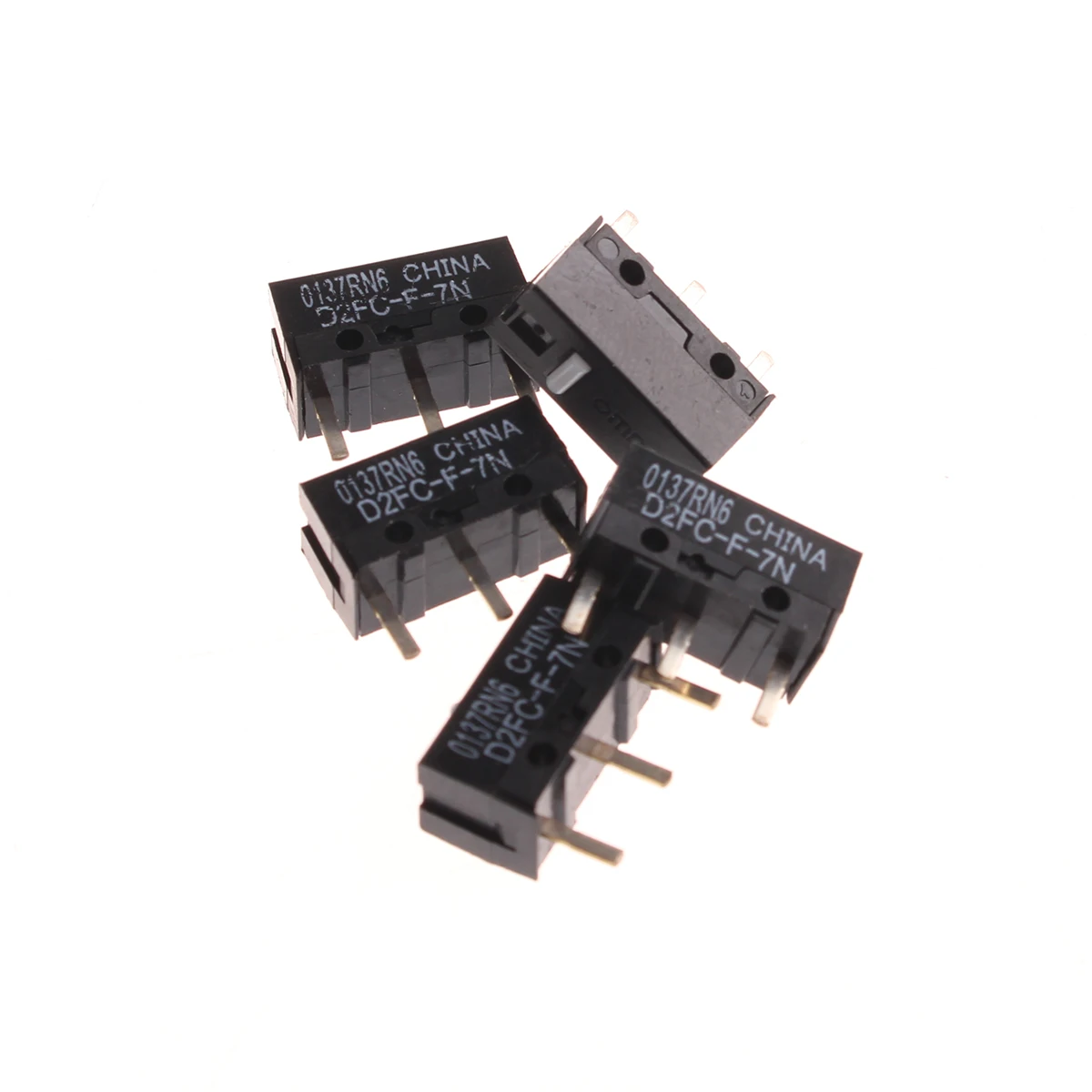 1pc/5pcs/10pcs Micro Switch D2FC-F-7N White Spot for Mouse Button Fretting