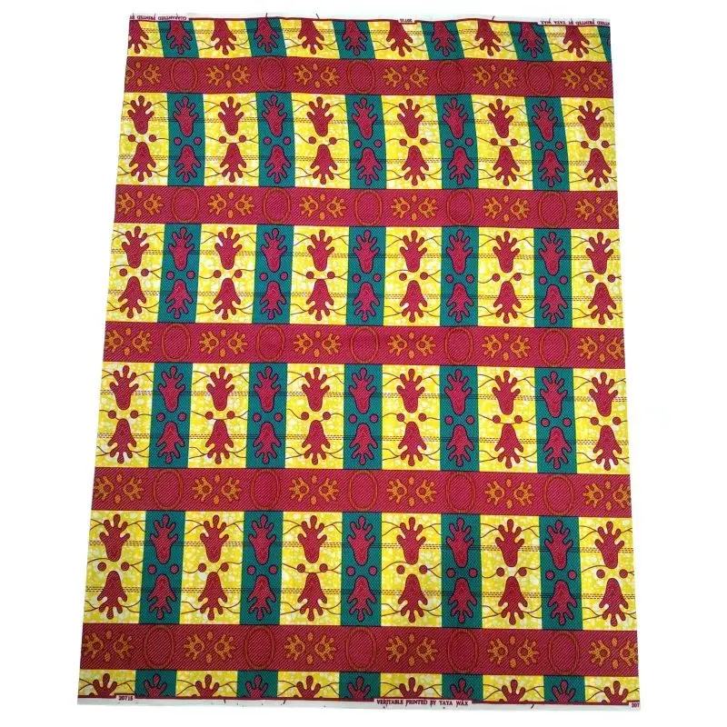 2021 Latest Arrivals Ankara Real Wax African Fabric Guarantee Pure Polyester Print Veritable