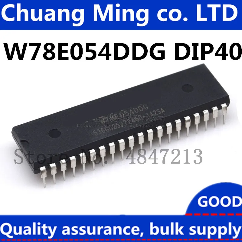 Free Shipping 10pcs/lots W78E054DDG W78E054 78E054 New origianl DIP-40 IC In stock