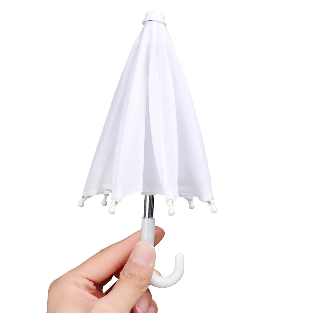 21.5Cm Miniatuur Regenkleding Pop Paraplu Poppen Accessoires Mini Handgemaakte Blythes Speelgoed Poppenhuis Model Speelgoed Kleding Ornament