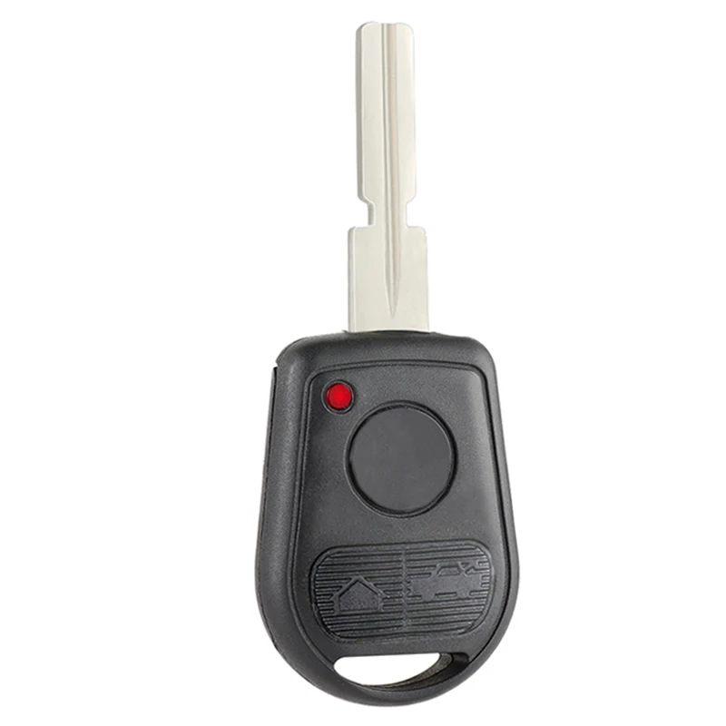 Keyecu Remote Key Fob 3 Buttons ID44 Chip HU58 Blade do BMW E31 E32 E34 E36 E38 E39 E46 Z3 - Regulowana częstotliwość 315MHz 433MHz