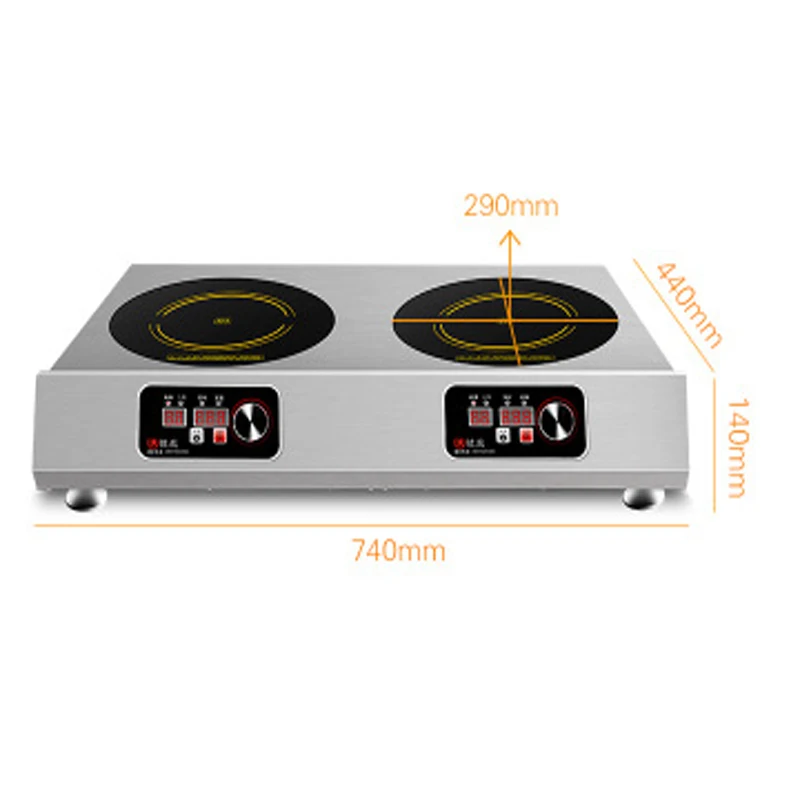 3500w Commercial Induction Cooker High Power Double Head Induction Cooker And Stove Cooking Utensils Kitchen Hearth WA-3500-2