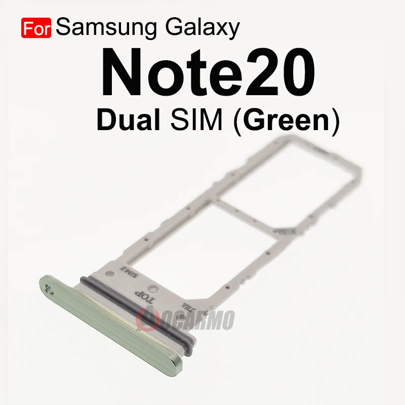 Aocarmo For Samsung Galaxy Note 20 NOTE20 SIM Tray Micro SD Memory Card Slot Holder Replacement Parts